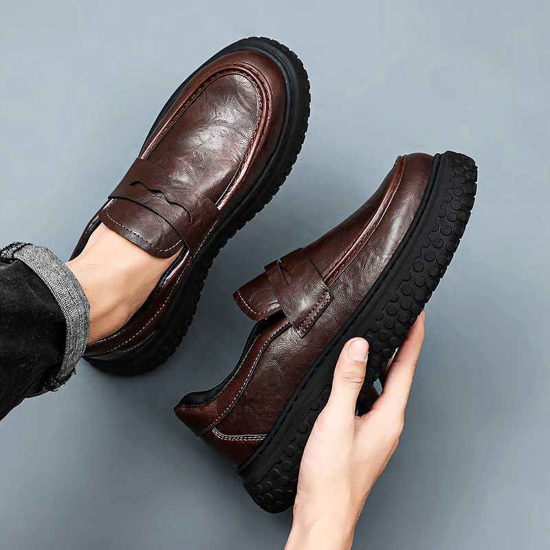 Men'S Shoes Loafers Casual - Nouveaux Mocassins Homme 2026 en Cuir