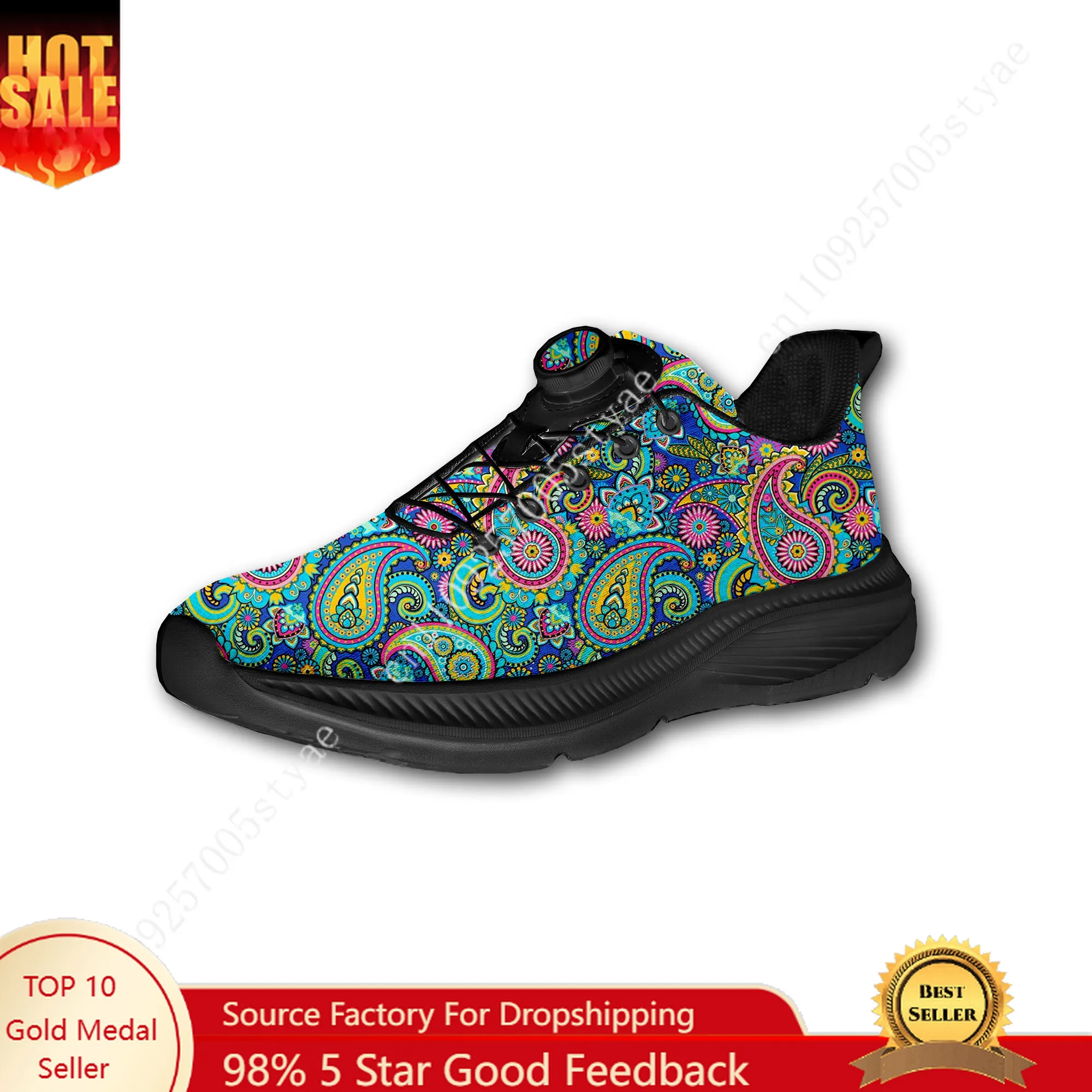 Men Shoes Sneakers - Chaussures de marche personnalisées à imprimé