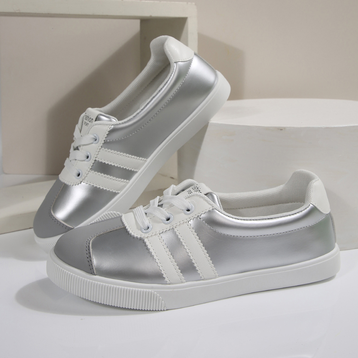 Casual Sneaker Low - Baskets décontractées coréennes pour femmes, printemps-automne,