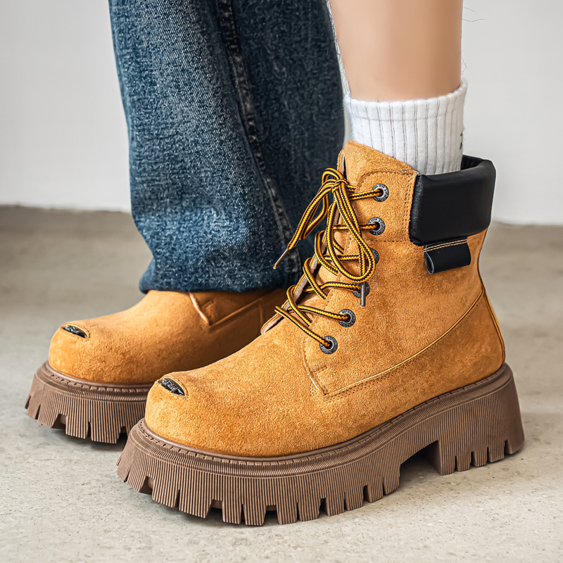 Men'S Shoes Dq - Bottes montantes classiques en cuir pour