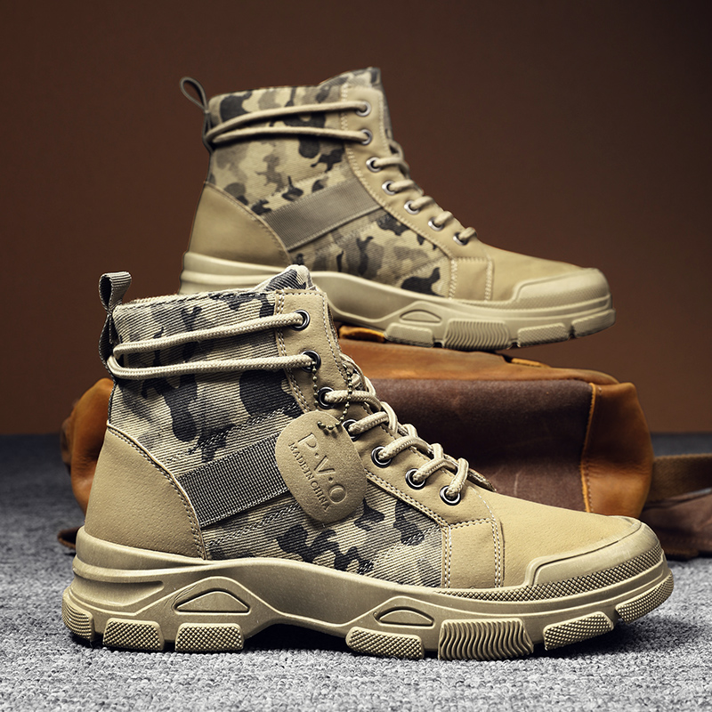 Men'S Shoes Dq - Bottes hautes pour hommes, chaussures de