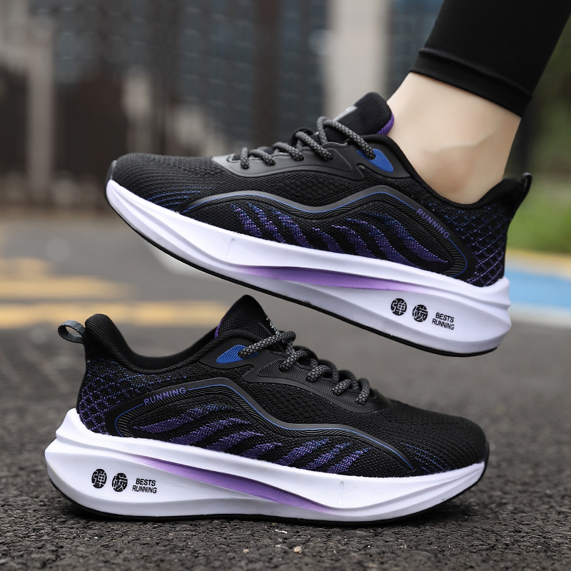 Running Shoes Lightweight - Sneakers pour femmes style popcorn, été,