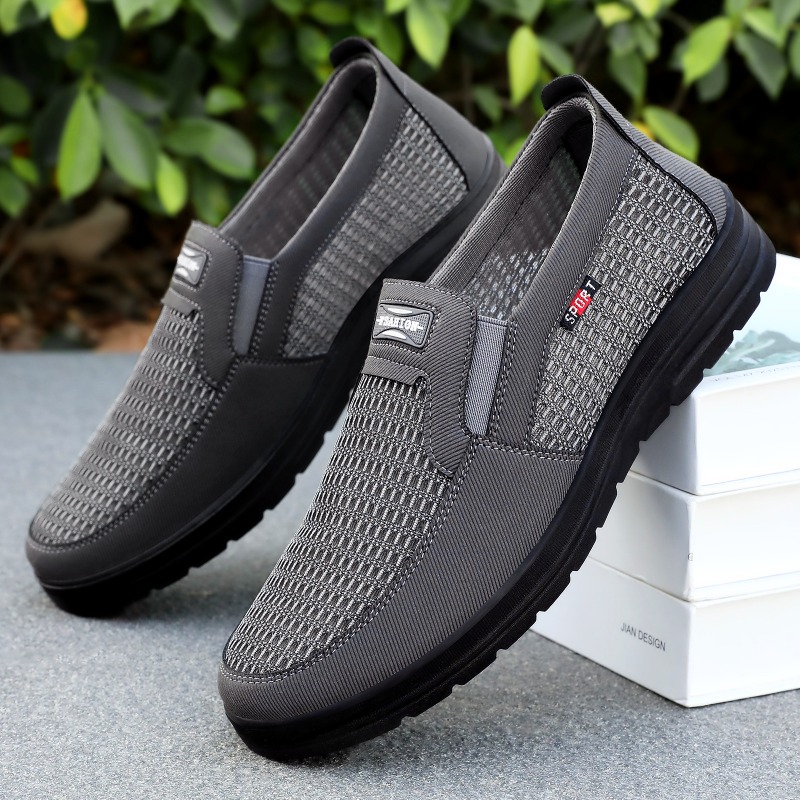 Men'S Shoes Loafers Casual - Mocassins en maille respirante pour hommes,