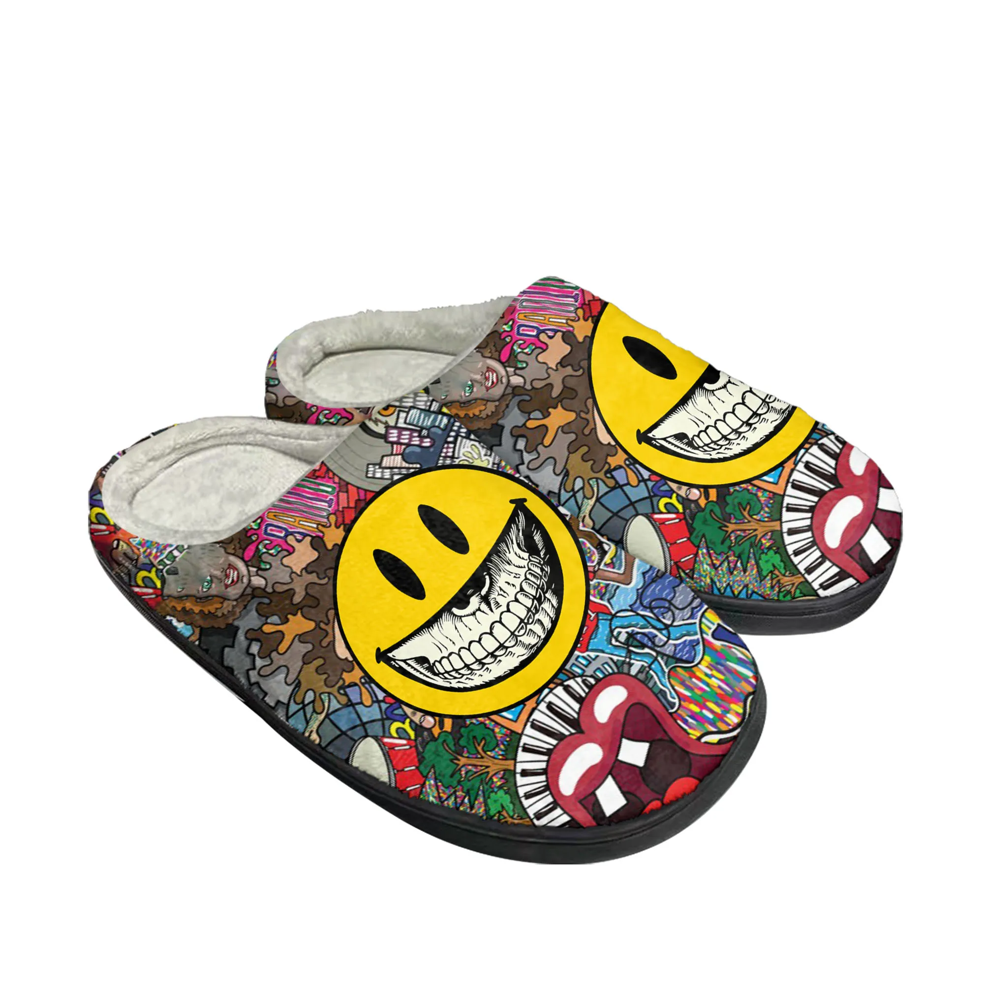 Men'S Shoes Quality - Street Art Graffiti maison coton pantoufles