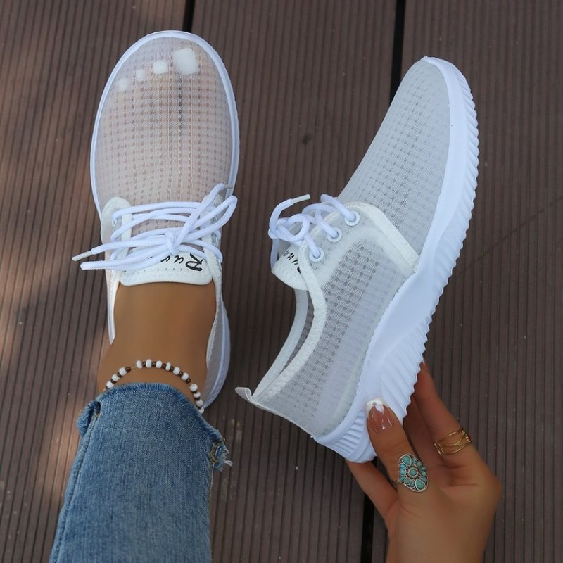 Casual Sneaker Low - Baskets pour femmes à bout rond,