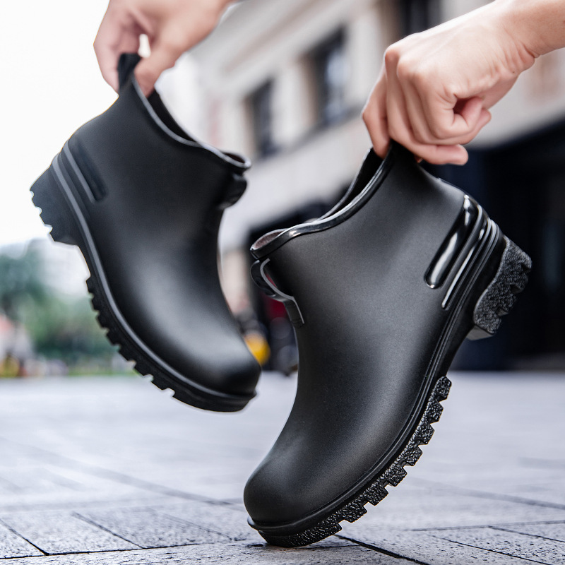 Men'S Shoes Dq - Bottes de pluie courtes antidérapantes en