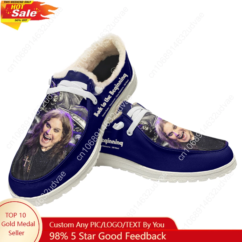 Men'S Shoes Loafers Casual - Mocassins en peluche Ozzy Osbourne 1948-2025
