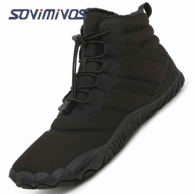 Men'S Shoes Zero Drop - Bottes de neige imperméables pour hommes