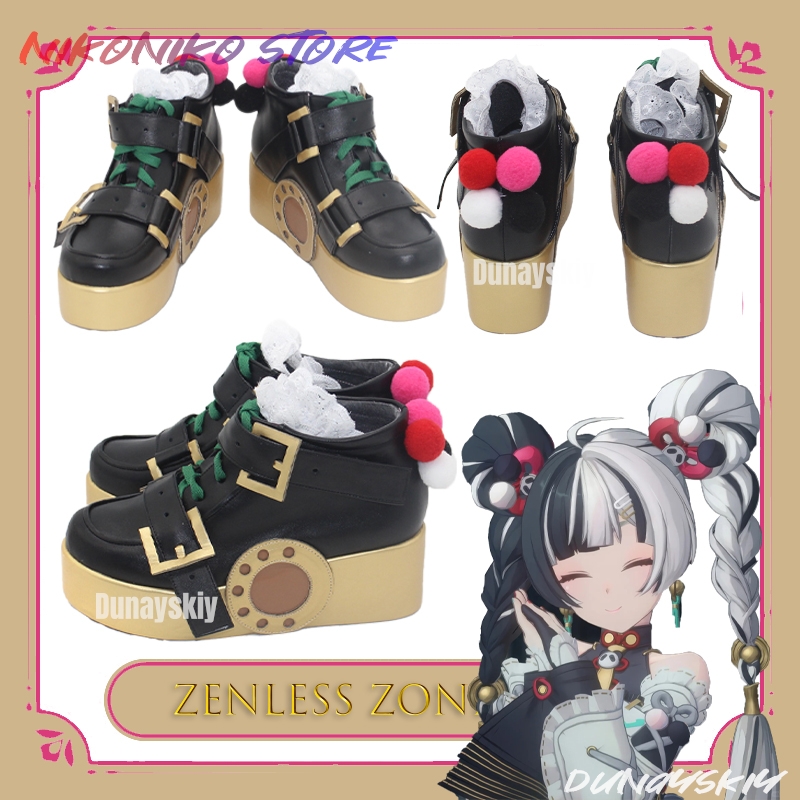 Men'S Shoes Zone - Jeu Zenless Zone zéro Dialyn Cosplay