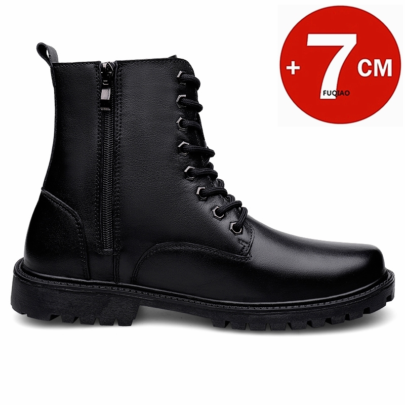 Bottines rehaussantes en cuir  - Men Shoes Size Chart avis et prix