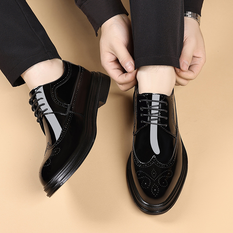 Chaussures habillées en cuir v - Oxford Brogue Leather avis et prix