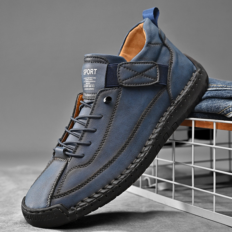 Chaussures en cuir faites à la - Men'S Shoes Size 42 In Us avis et prix