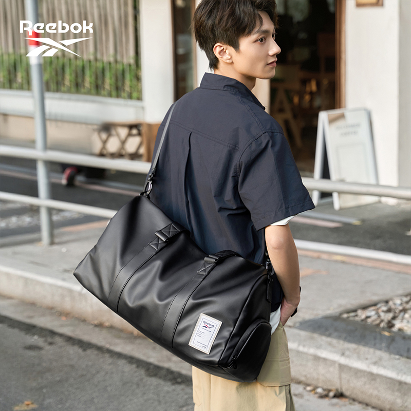 Sac de voyage en cuir noir gra - Men Shoes Reebok avis et prix