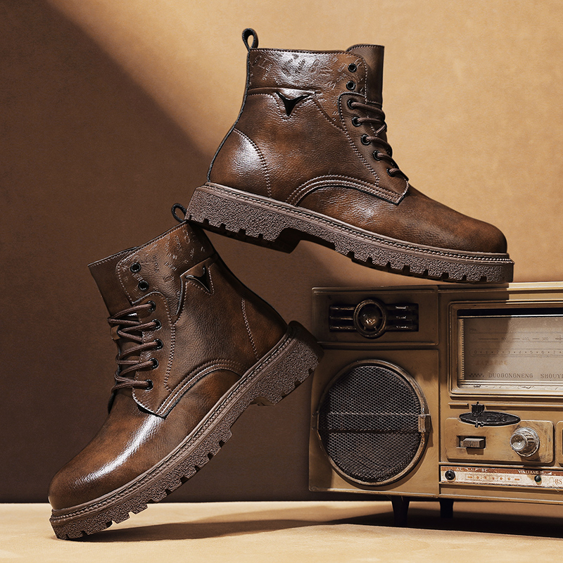 Bottines invisibles en cuir po - Men Shoes Boots avis et prix