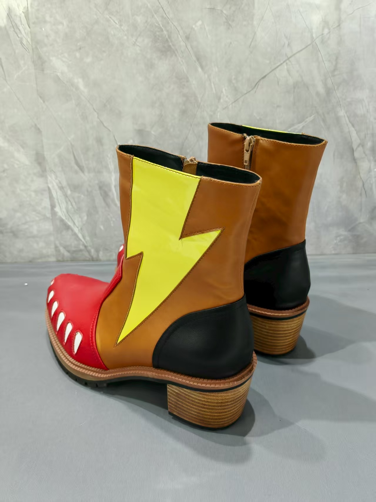 Rock - Bottines à motif peau d - Men Shoes Rebel avis et prix