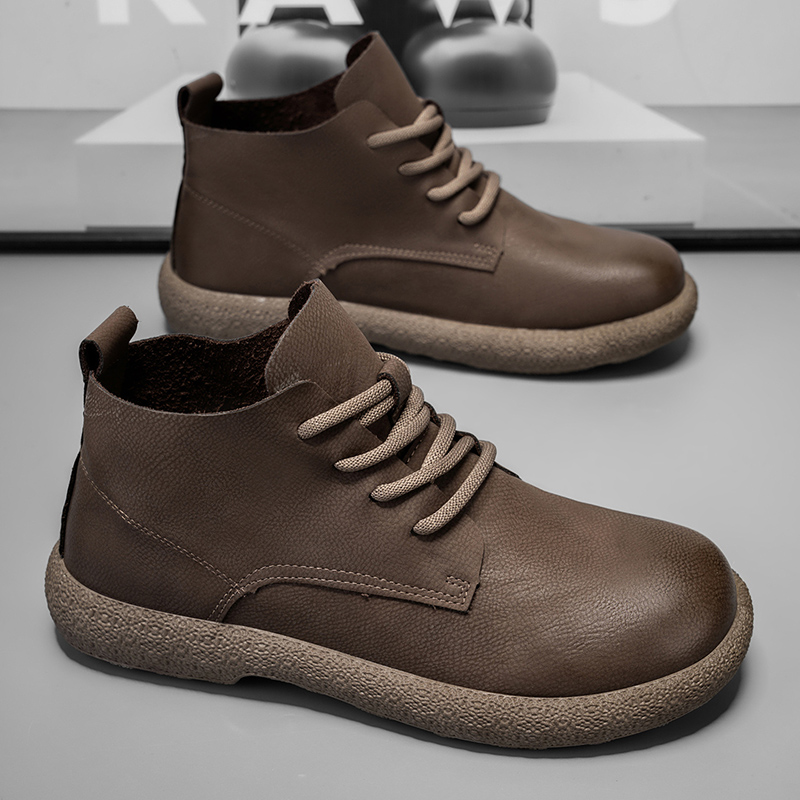 Bottines courtes marron pour h - Men'S Shoes Dq avis et prix