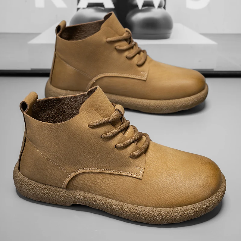 Bottines courtes marron pour h - Men'S Shoes Dq avis et prix
