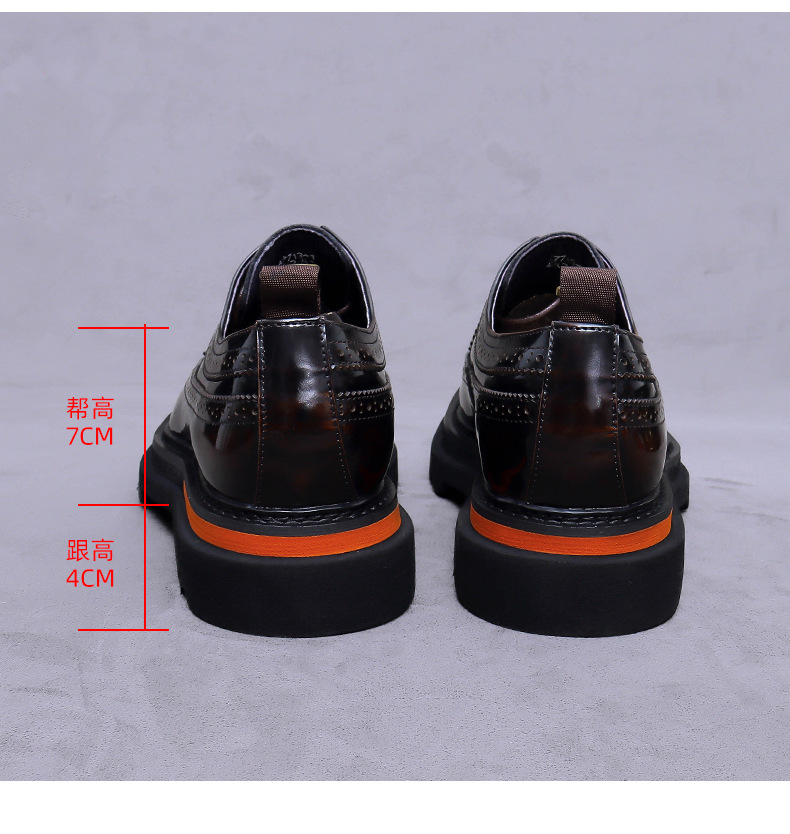 Chaussures Oxford à plateforme - Oxford Brogue Leather avis et prix