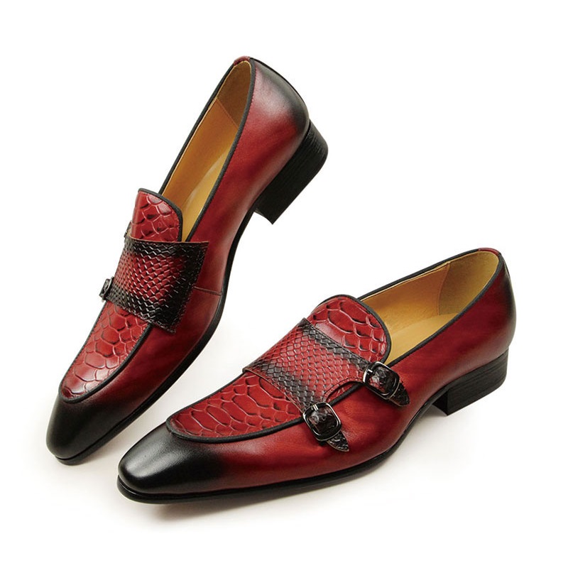 Mocassins Confortables en Cuir - Men Shoes Red Bottom avis et prix