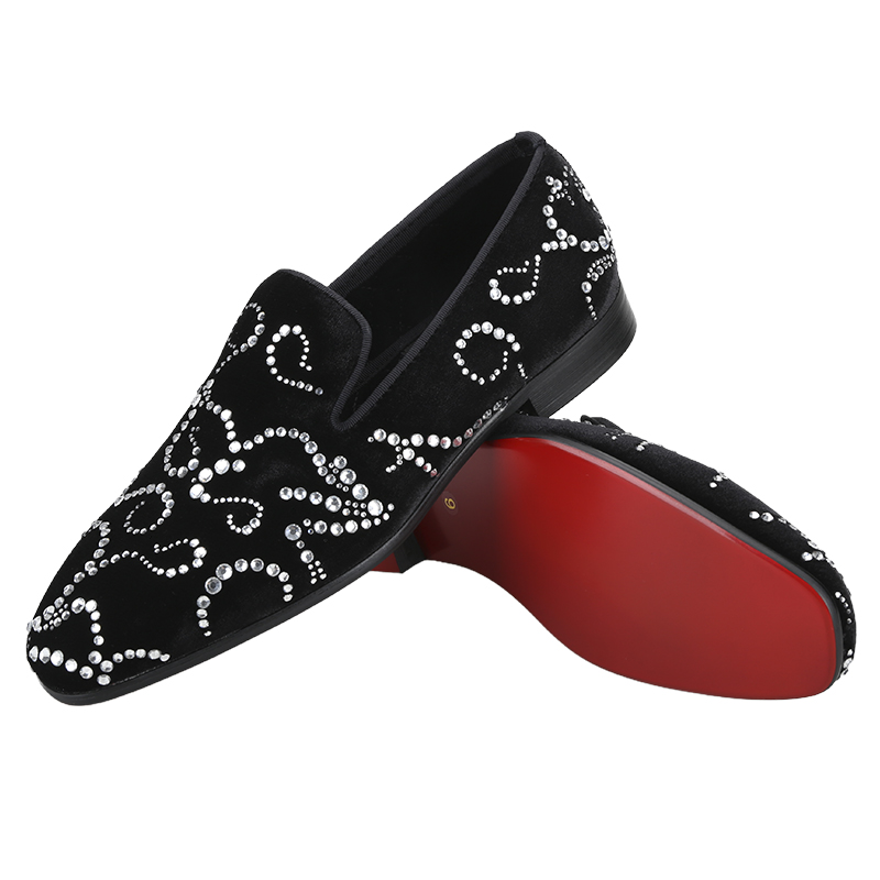 Piergitar-Mocassins en Velours - Men Shoes Red Bottom avis et prix