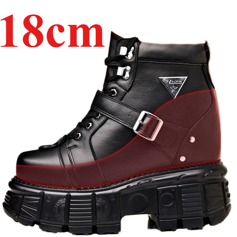 Bottes de moto en cuir véritab - Men'S Shoes Dq avis et prix