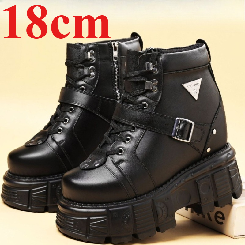 Bottes de moto en cuir véritab - Men'S Shoes Dq avis et prix