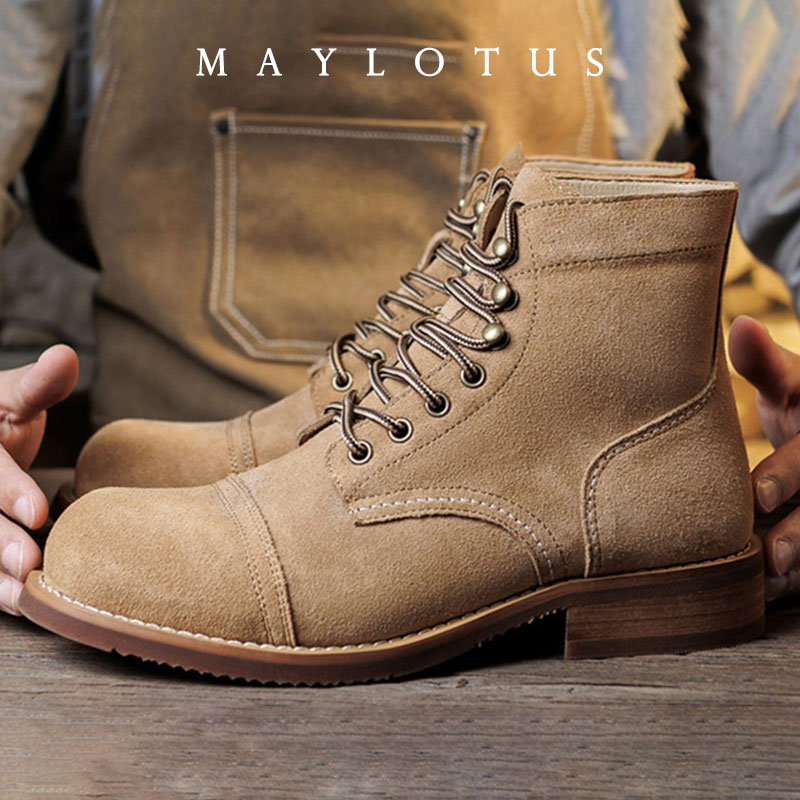 Bottes en daim Goodyear-Welted - Men'S Shoes Dq avis et prix