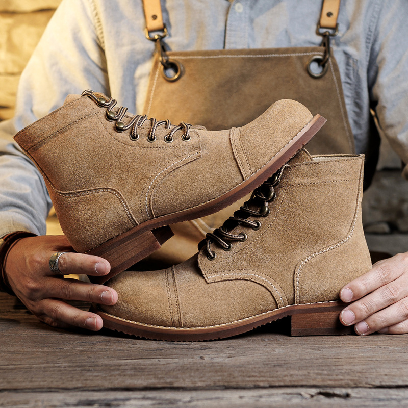 Bottes en daim Goodyear-Welted - Men'S Shoes Dq avis et prix