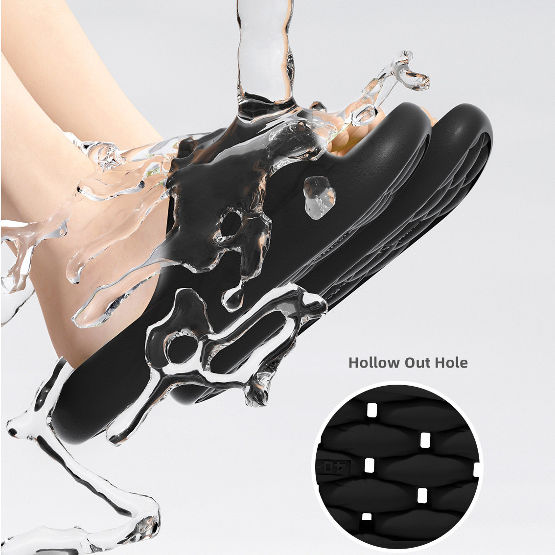 Chaussons de bain grande taill - Men'S Shoes With Platform avis et prix