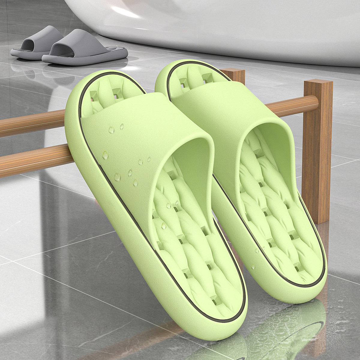 Chaussons de bain grande taill - Men'S Shoes With Platform avis et prix