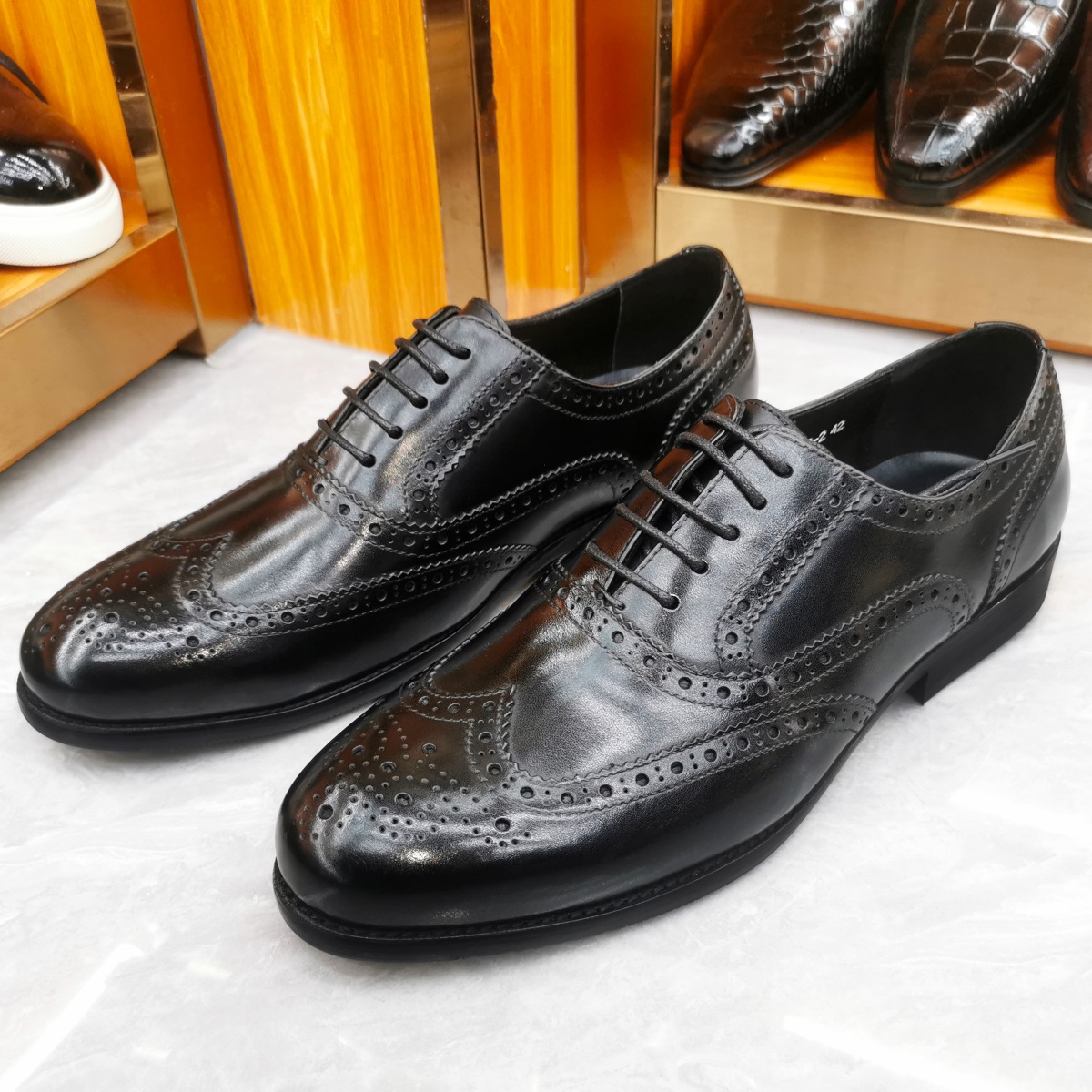 Chaussures habillées de luxe p - Oxford Brogue Leather avis et prix
