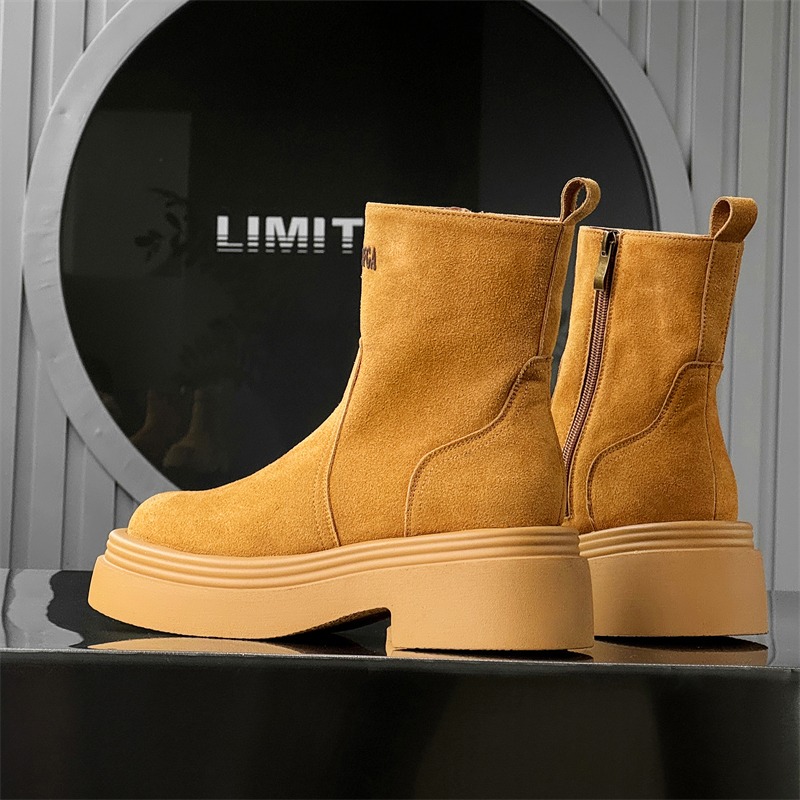 Bottes courtes rétro d'hiver p - Men'S Shoes Dq avis et prix