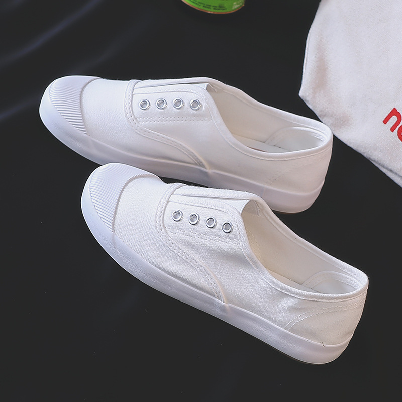 Chaussures en toile blanche po - Casual Sneaker Low avis et prix